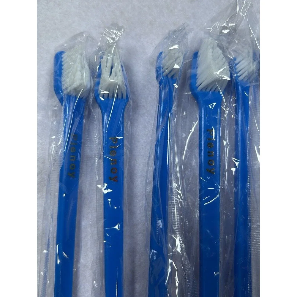 Pienoy 10 Pack Dog Toothbrush Dual Head Pet Dental Toothbrushes Blue New